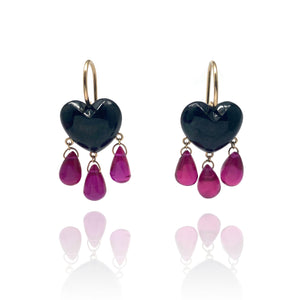 Heart Earrings-Earrings-Rachel Quinn-Pistachios