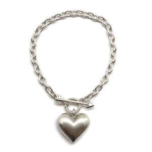 Heart and Arrow Toggle Bracelet-Bracelets-Rachel Quinn-Pistachios