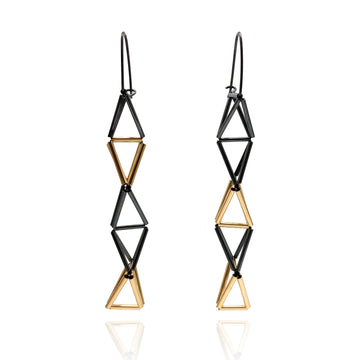 Helix Hexagon Earrings