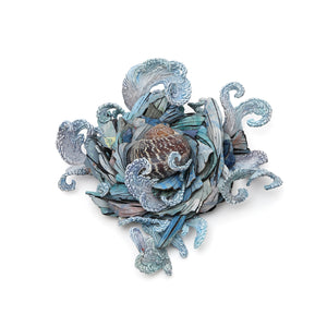 House in the Blues Brooch-Pins-Carina Shoshtary-Pistachios