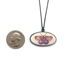 Howlite Butterfly Pendant-Necklaces-Kelly Jean Conroy-Pistachios