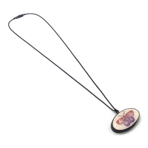Howlite Butterfly Pendant-Necklaces-Kelly Jean Conroy-Pistachios