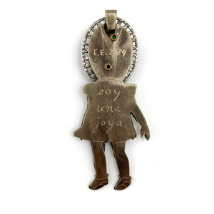 I Am A Jewel Brooch-Pins-Esteban Erosky-Pistachios