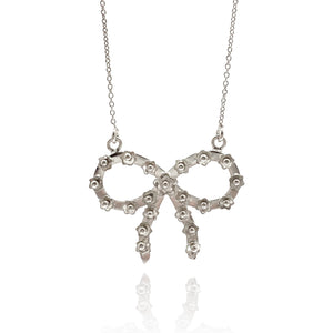 Floral Bow Necklace