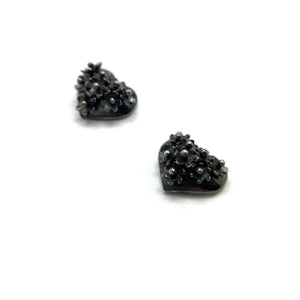 Floral Heart Studs