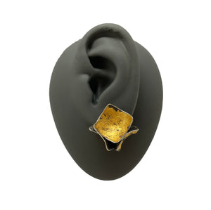 Gold Square Studs