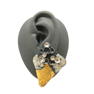 Pointed Swirling Earrings
