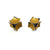 Gold Square Studs