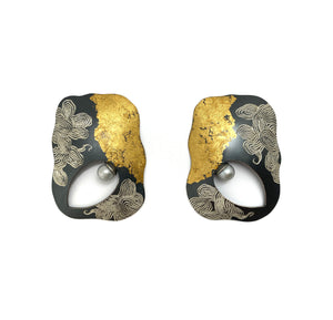 Open Pearl Earrings
