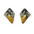 Pointed Swirling Earrings