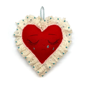 Red Heart Brooch-Pins-Jillian Vang-Pistachios