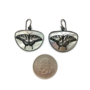 Butterfly Pearl Earrings