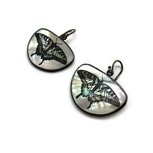 Butterfly Pearl Earrings