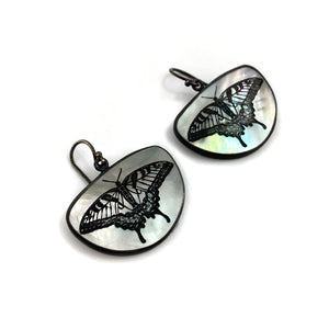 Butterfly Pearl Earrings