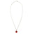 Reconstituted Coral Pendant