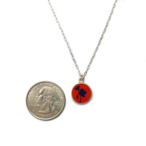 Reconstituted Coral Pendant