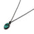 Reconstituted Turquoise Pendant