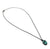 Reconstituted Turquoise Pendant