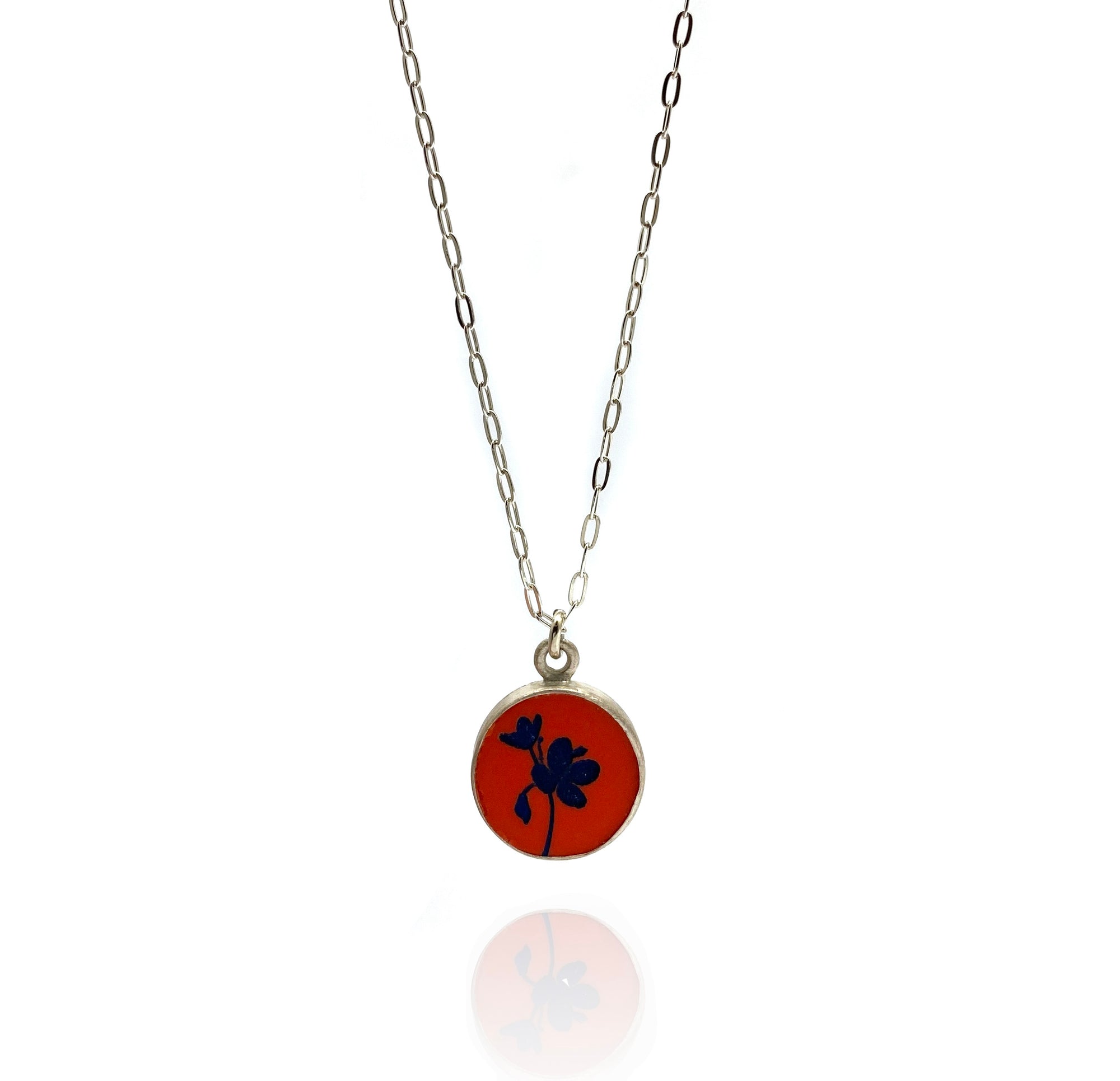 Reconstituted Coral Pendant