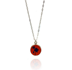 Reconstituted Coral Pendant