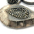 Sculptural 'Stone' Statement Necklace - Pistachios