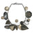 Sculptural 'Stone' Statement Necklace - Pistachios