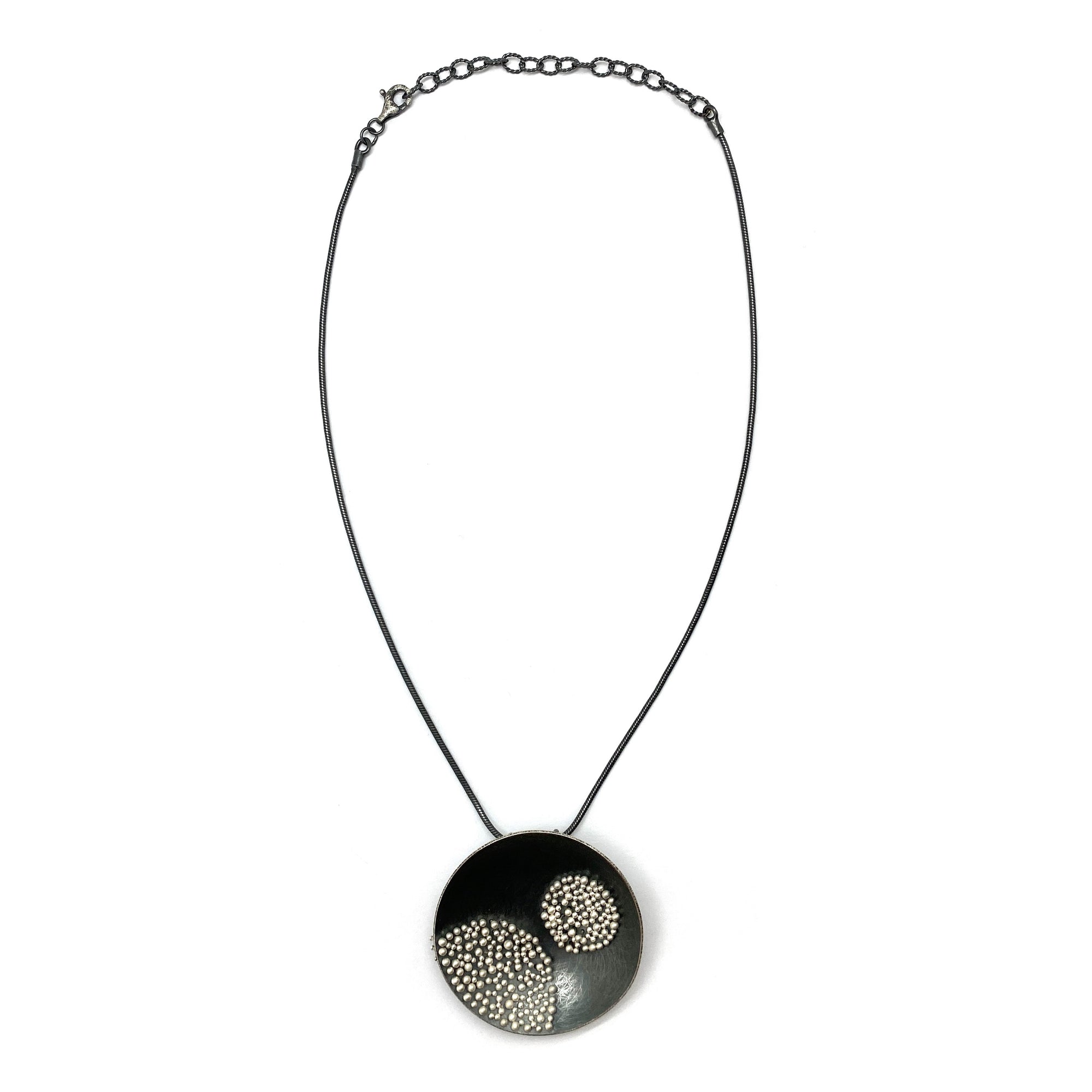Kinetic Silver Convertible Pendant - Pistachios