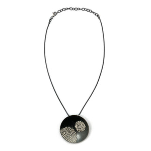 Kinetic Silver Convertible Pendant - Pistachios