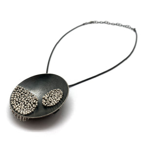 Kinetic Silver Convertible Pendant - Pistachios