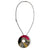 Pink and Silver Concave Necklace - Pistachios