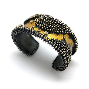 Keum-boo and Diamond Cuff - Pistachios