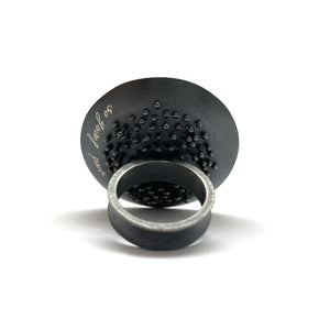 Silver Etched Ring