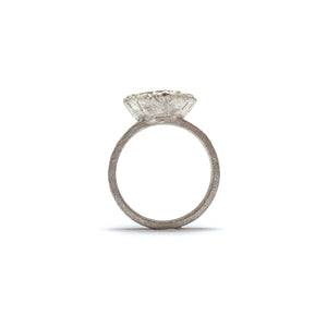 Silver 'Diamond' Ring-Rings-So Young Park-Pistachios