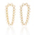 Gold Floral Wreath Dangle