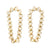 Gold Floral Wreath Dangle