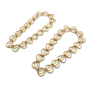 Gold Floral Wreath Dangle