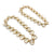Gold Floral Wreath Dangle