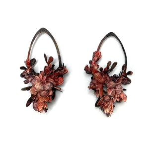 Pink Floral Earrings