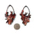 Pink Floral Earrings