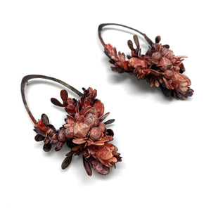 Pink Floral Earrings