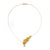 Asymmetrical Floral Pearl Necklace-Necklaces-Bernd Wolf-Pistachios