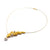 Asymmetrical Floral Pearl Necklace-Necklaces-Bernd Wolf-Pistachios