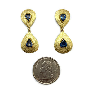 Sapphire Dangle Earrings