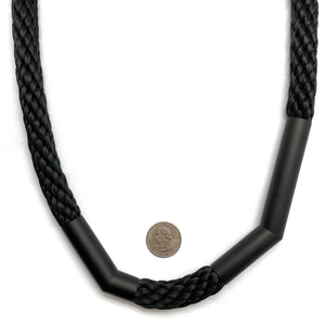 Long Angular Rope Necklace-Necklaces-Joanne Grimonprez-Pistachios