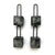 Double Cube Bar Drops-Earrings-Sandra Salaices-Pistachios