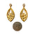 Floral and Pave Earrings-Earrings-Bernd Wolf-Pistachios