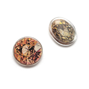 Illustrated Topaz Studs