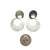 Interlocking Circle Earrings - Large-Earrings-Heather Guidero-Pistachios