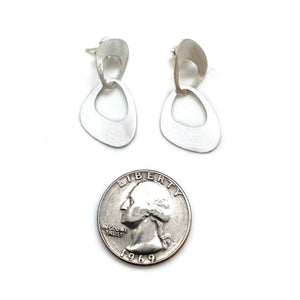 Interlocking Petal Earrings - Small-Earrings-Heather Guidero-Pistachios