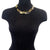 Interlocking Steel and Gold Necklace-Necklaces-Arek Wolski-Pistachios